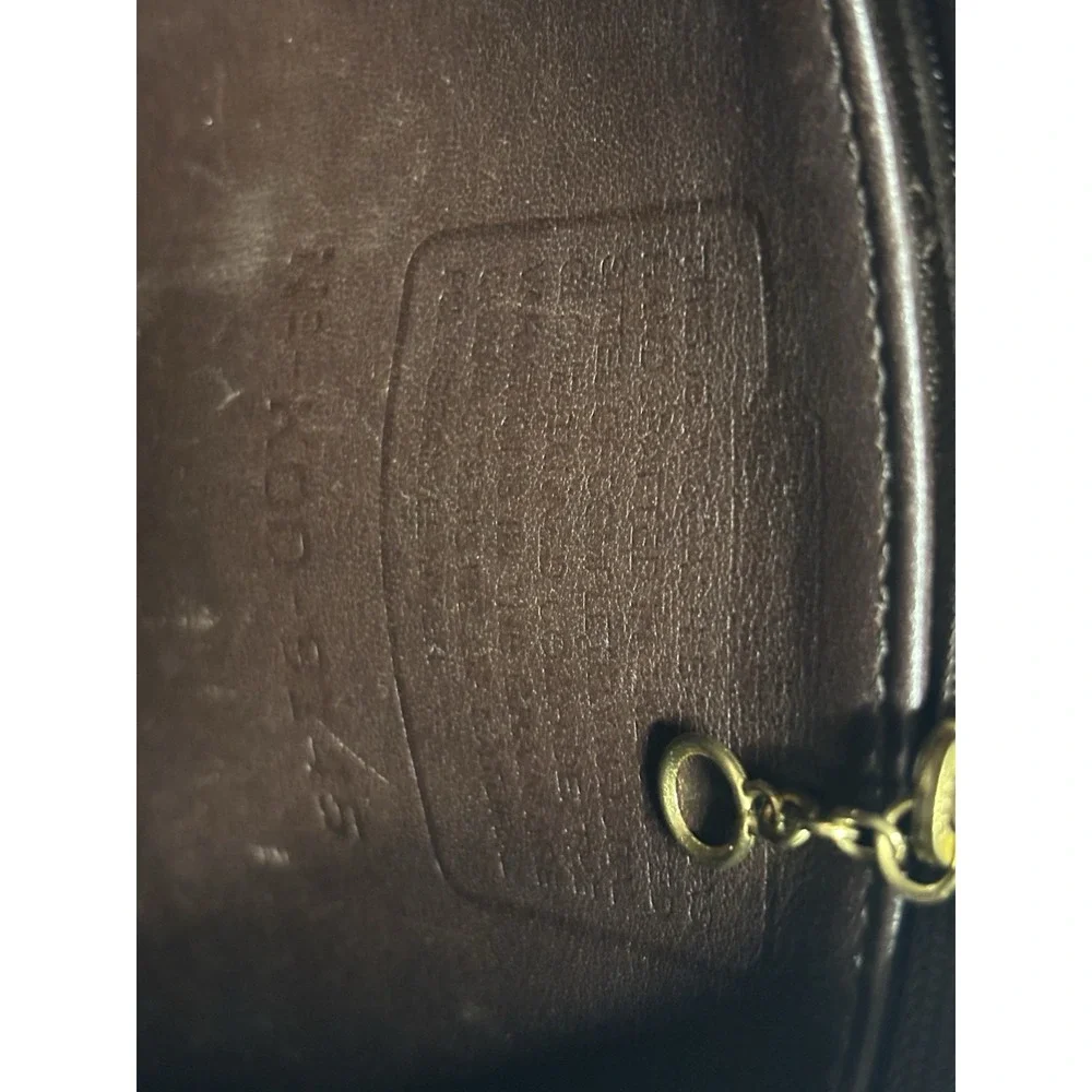Coach Y2K Vintage Legacy Studio Flap Bag Dark Brown Leather Crossbody Purse